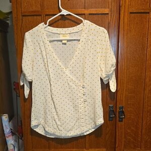 Size 6  Maeve Wrap Blouse